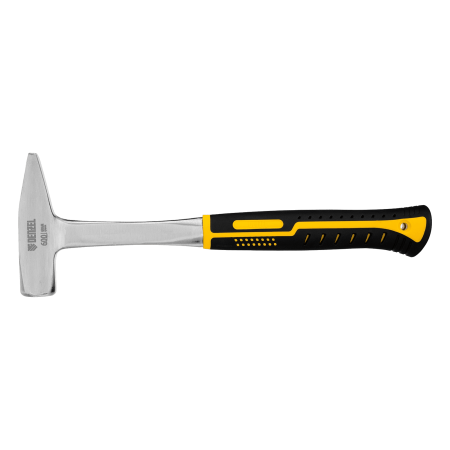 Молоток слесарный DENZEL 600 г, цельнометаллический, двухкомпонентная рукоятка