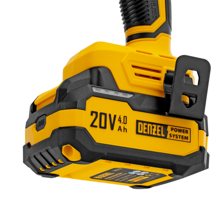 Гайковерт ударный аккумуляторный бесщет. DENZEL CIWH-BL-20-500, Li-Ion, 20 В