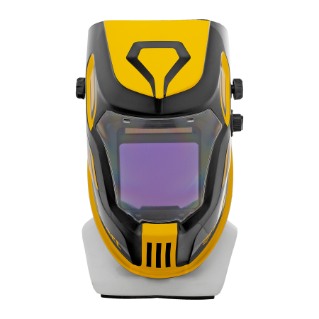 Щиток защитный лицевой DENZEL (маска сварщика) F10, см. окно 100х96, Real Color, DIN 4-8/9-13