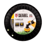 Леска для триммера DENZEL 96298 витой квадрат, 2,4мм х 243м, на DIN катушке FLEX CORD