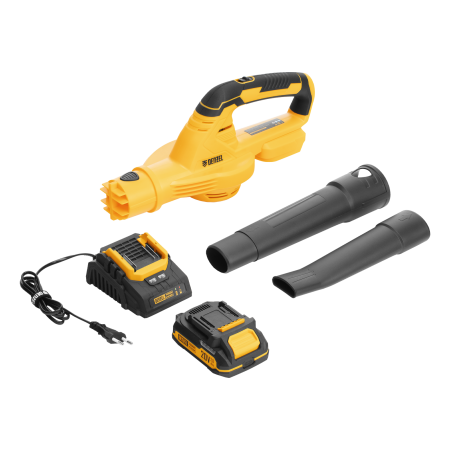 Воздуходувка аккумуляторная DENZEL AB-500, 60 м/с, 500 м3/ч, Li-Ion, 20 В