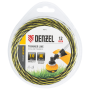 Леска для триммера DENZEL двухкомпонентная витая квадратная, 3,0мм х 12м, блистер SkyCutter