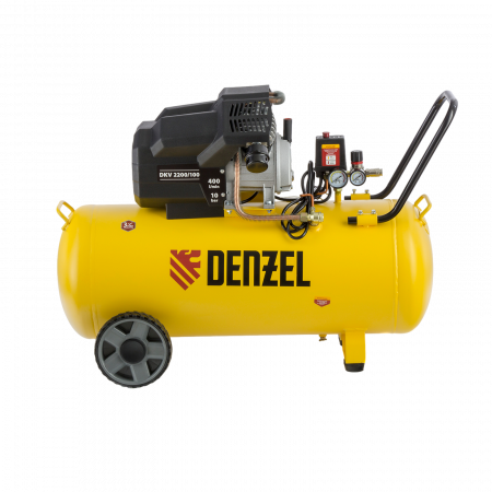 Компрессор воздушный DENZEL X-PRO DKV2200/100, 2.2 кВт, 400 л/мин, 100 л Компрессор воздушный DENZEL X-PRO DKV2200/100, 2.2 кВт, 400 л/мин, 100 л