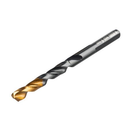 Сверло по металлу DENZEL 6 мм, HSS-Tin, Golden Tip, 10 шт.