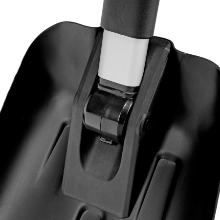 Лопата автомобильная складная, алюминиевая, 220х280х585-870 мм, телескопический черенок Denzel