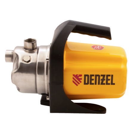 Насос садовый поверхностный DENZEL GP1000Х, 1000 Вт, 3500 л/ч, высота подъема 44 м