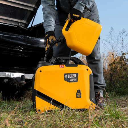 Генератор инверторный DENZEL GS-2200iS, 2,2 кВт, 230 В, закрытый корпус, ручной старт