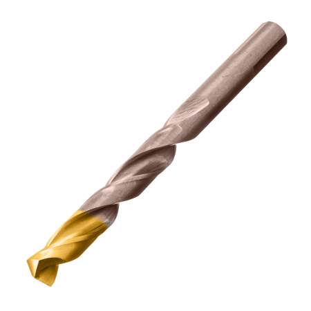 Набор сверл по металлу DENZEL, 1-13 мм, Р6М5К8-TiN, Golden Tip, 25 шт