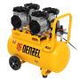 Компрессор безмасляный, малошумный DENZEL DLS 2200/50, 2200 Вт, 2x1100, 50 л, 380 л/мин