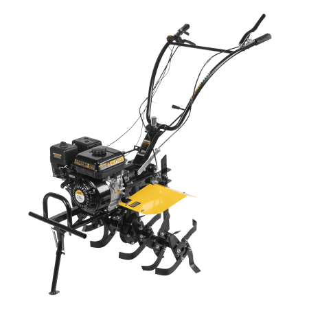 Мотоблок DPT-270X, 7 л.с., диск.сцеп, шир 90 см, глуб 35 см,фрез 3х4,ВОМ,скор 2В/1Н,кол 8" Denzel