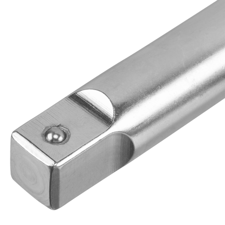 Вороток Г-образный DENZEL 450*150 мм, квадрат 3/4", CrV, матовый хром