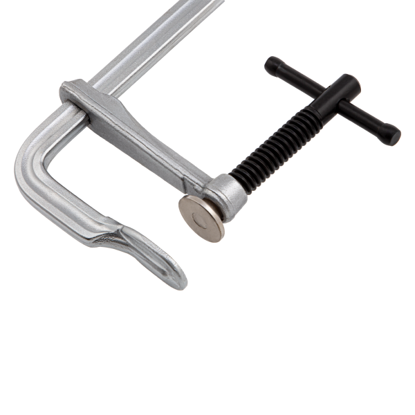 Струбцина DENZEL F-образная, 80x150мм, кованая Струбцина DENZEL F-образная, 80x150мм, кованая