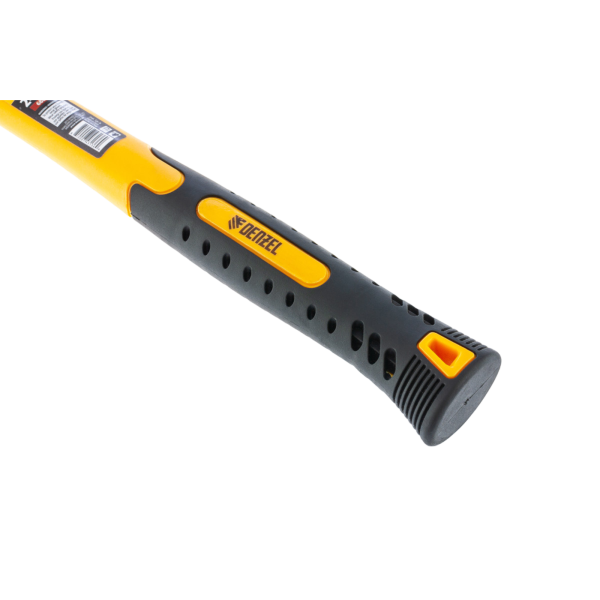 Киянка резиновая DENZEL 24 oz, черная резина, фибергласовая рукоятка