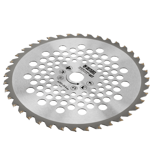 Диск для триммера DENZEL 255 х 25,4 40 зубьев