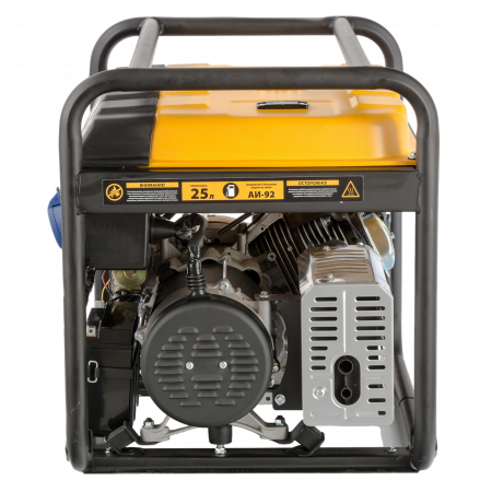 Генератор бензиновый DENZEL PS 80 EA, 8.0 кВт, 230 В, 25 л, электростартер