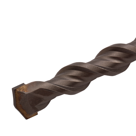 Бур по бетону DENZEL 705032, 14 x 260 мм, двойная спираль, три пылеотводящие кромки