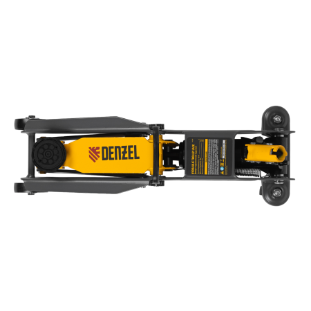 Домкрат гидравлический подкатной DENZEL 2 т, 135-385 мм