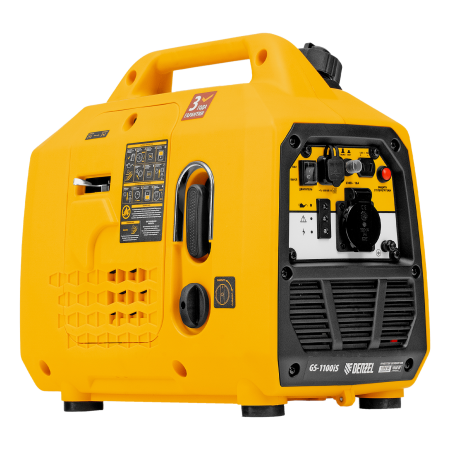 Генератор инверторный DENZEL GS-1100iS, 1,1 кВт, 230 В, закрытый корпус, ручной старт