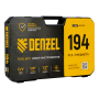 Набор инструментов DENZEL 1/2", 1/4", CrV, S2, пластиковый кейс, 194 предмета