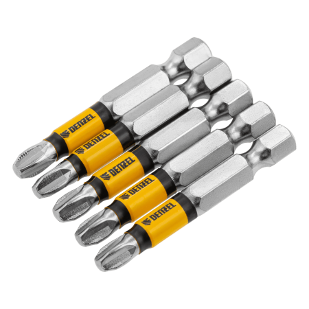 Набор бит DENZEL PH3x50, 5 шт.