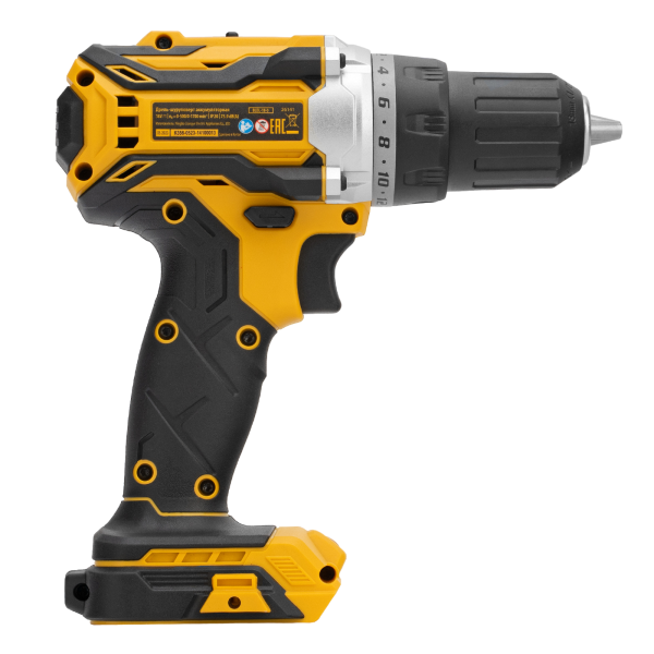 Дрель-шуруповерт аккумуляторная, бесщет. DENZEL BLDL-18-0 Li-Ion, 18 В