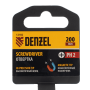 Отвертка DENZEL PH2х200 мм, CrV, трехкомпонентная рукоятка