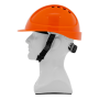Каска защитная ударопрочная DENZEL ABS/PC, плавная регулировка, модель «Форвард» (К-05), оранж.