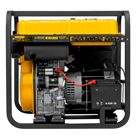 Генератор дизельный DENZEL DES-85E, 8,5 кВт, 230 В, 16 л, электростартер