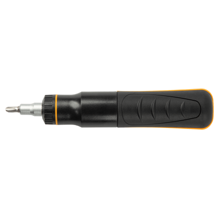 Отвертка реверсивная с револьверным механизмом DENZEL 11 шт, сталь S2