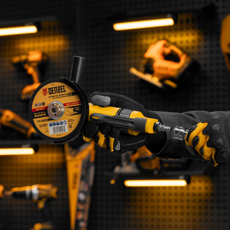 Пневматическая углошлифовальная машина DENZEL AG125, 11000 об/мин, 125 мм, 186 л/мин