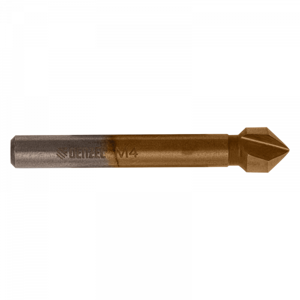 Зенковка конусная DENZEL под М4, HSS, по металлу, 6-гранный хвостовик
