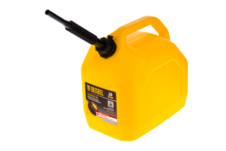 Пластиковая канистра DENZEL 53131, 20 л, для ГСМ, премиум