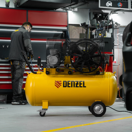 Компрессор воздушный DENZEL рем. привод BCV 4000-T/200, 4,0 кВт, 200 литров, 690 л/мин