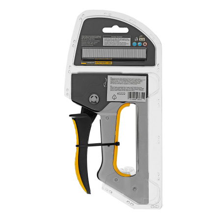 Степлер металлический DENZEL скобы в комплекте, 2К рукоятка, тип 53, 6-10 мм