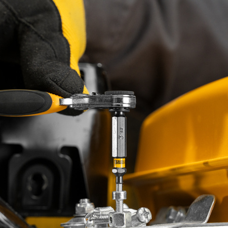 Бита DENZEL HEX 3х50, сталь S2, шестигранный профиль, 10 шт. Е 6,3