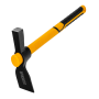 Кирка-молоток DENZEL 650 г, фибергласовая обрезиненная рукоятка 385 мм