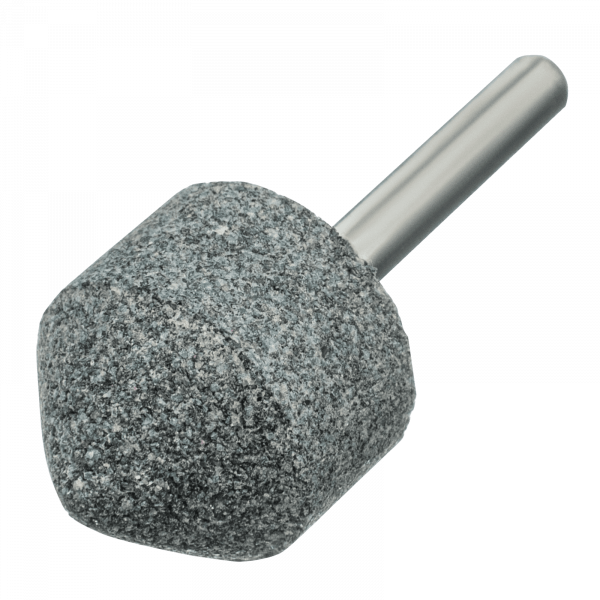 Шарошка абразивная DENZEL конус, для дрели, 25 x 25 мм, хвостовик d6 мм, 63С