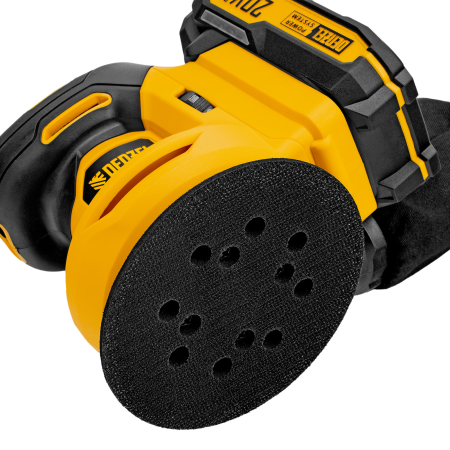 Машина шлифовальная эксцентриковая аккумуляторная DENZEL CROSH-20-125, Li-Ion, 20 В