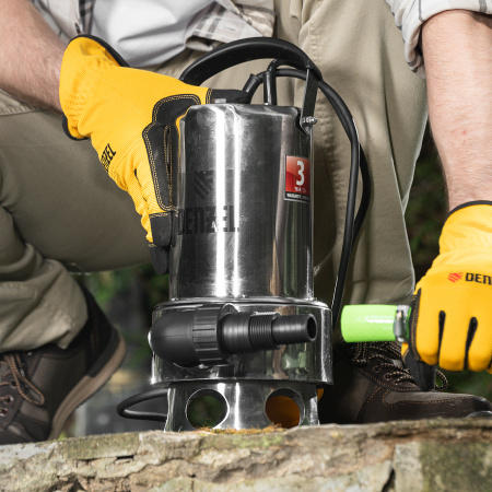 Дренажный насос DENZEL DPL800X, 800 Вт, подъем 7 м, 16500 л/ч      