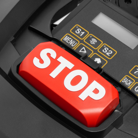 Робот-газонокосилка DENZEL Grass Master 1000  1000м2, 3Ач, 28V, LCD дисплей, Wi-Fi