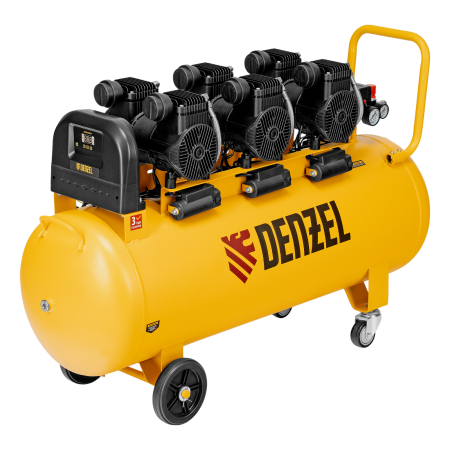 Компрессор безмасл. малошумн. DENZEL DLP-4500/150, 4,5 кВт, 3х1,5 кВт,150 л, 2850 об/мин,750 л/мин Компрессор безмасл. малошумн. DENZEL DLP-4500/150, 4,5 кВт, 3х1,5 кВт,150 л, 2850 об/мин,750 л/мин