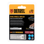 Щетка для дрели DENZEL, 50 мм, Плоская, со шпилькой, нержавеющая витая проволока