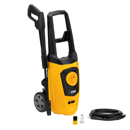 Моечная машина высокого давления DENZEL R-170, 2000 Вт, 170 бар, 360 л/ч, колесная