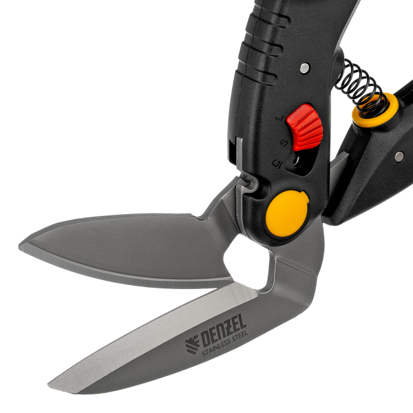 Ножницы для напольных покрытий DENZEL 250 мм, нержавеющая сталь, функция перерезания