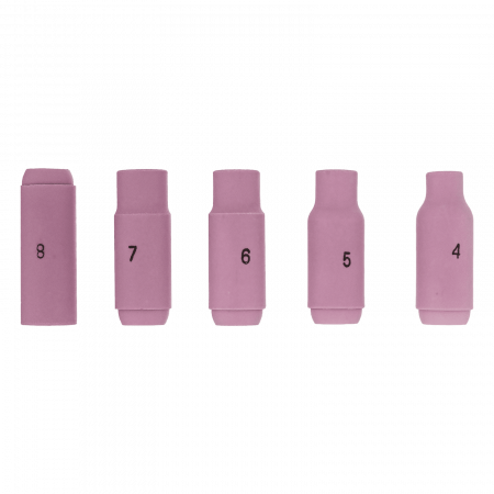 Набор керамических сопел DENZEL № 4, 5, 6, 7, 8 Набор керамических сопел DENZEL № 4, 5, 6, 7, 8