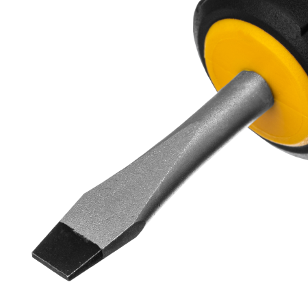 Отвертка DENZEL SL6x38 мм, S2, 3к рукоятка