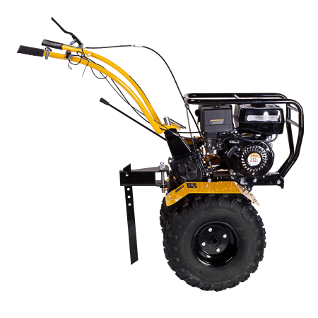 Мотоблок DENZEL DPT-370-PRO, 7 л.с, ременное сцепление,  фрез 3 x 4, ШОМ, передачи 4В/2Н