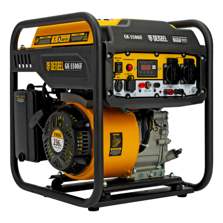 Генератор инверторный DENZEL GK-5500iF, 5,5 кВт, 230 В, ручной старт