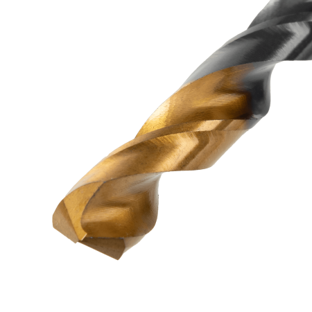 Сверло по металлу DENZEL 10 мм, HSS-Tin, Golden Tip, 8 шт.