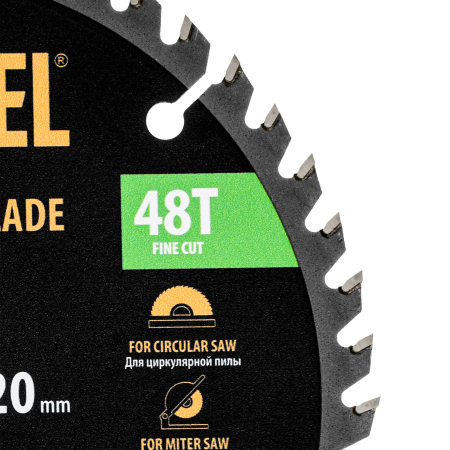 Пильный диск по дереву DENZEL ф160х 20 мм, 48 зубьев